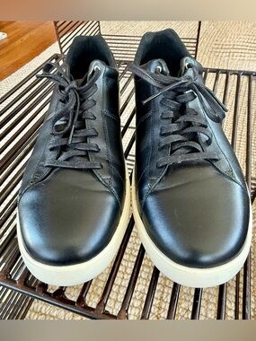 Cole Haan Grand Crosscourt Daily Black Leather Sneakers Men’s 11.5
